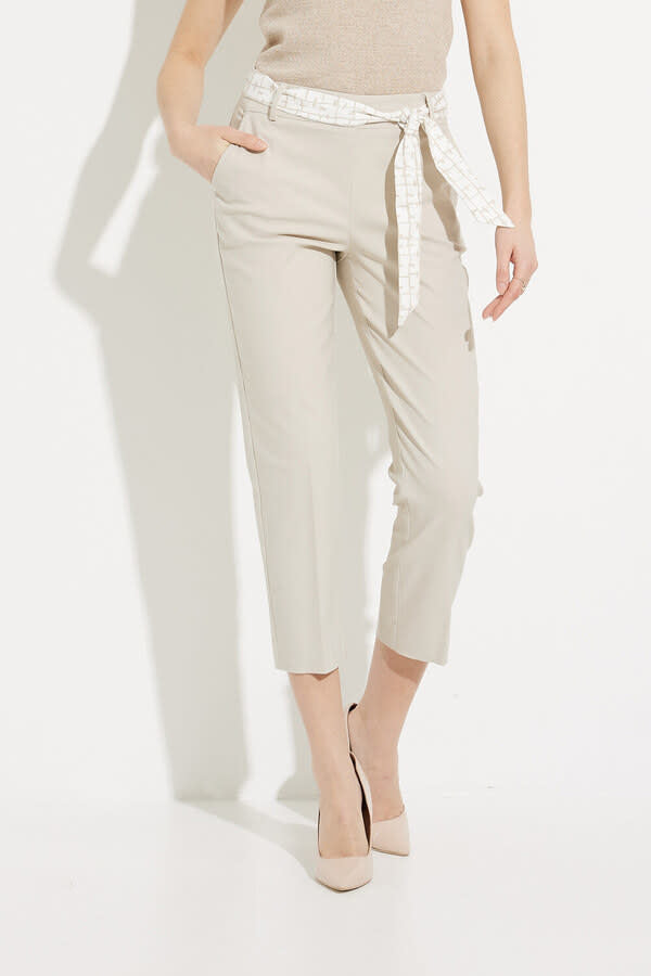 Belted & Cropped Style Pant 232021