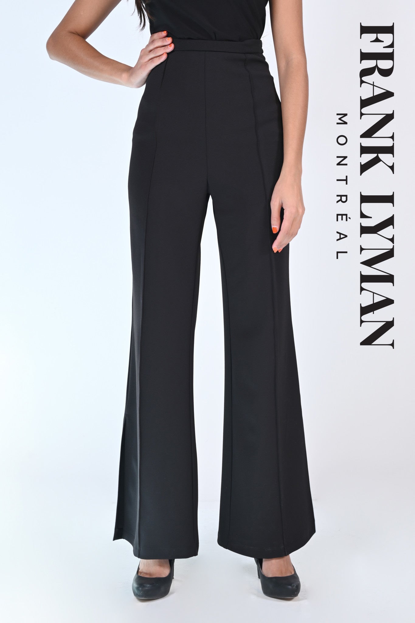 Black Knit Pant 229315