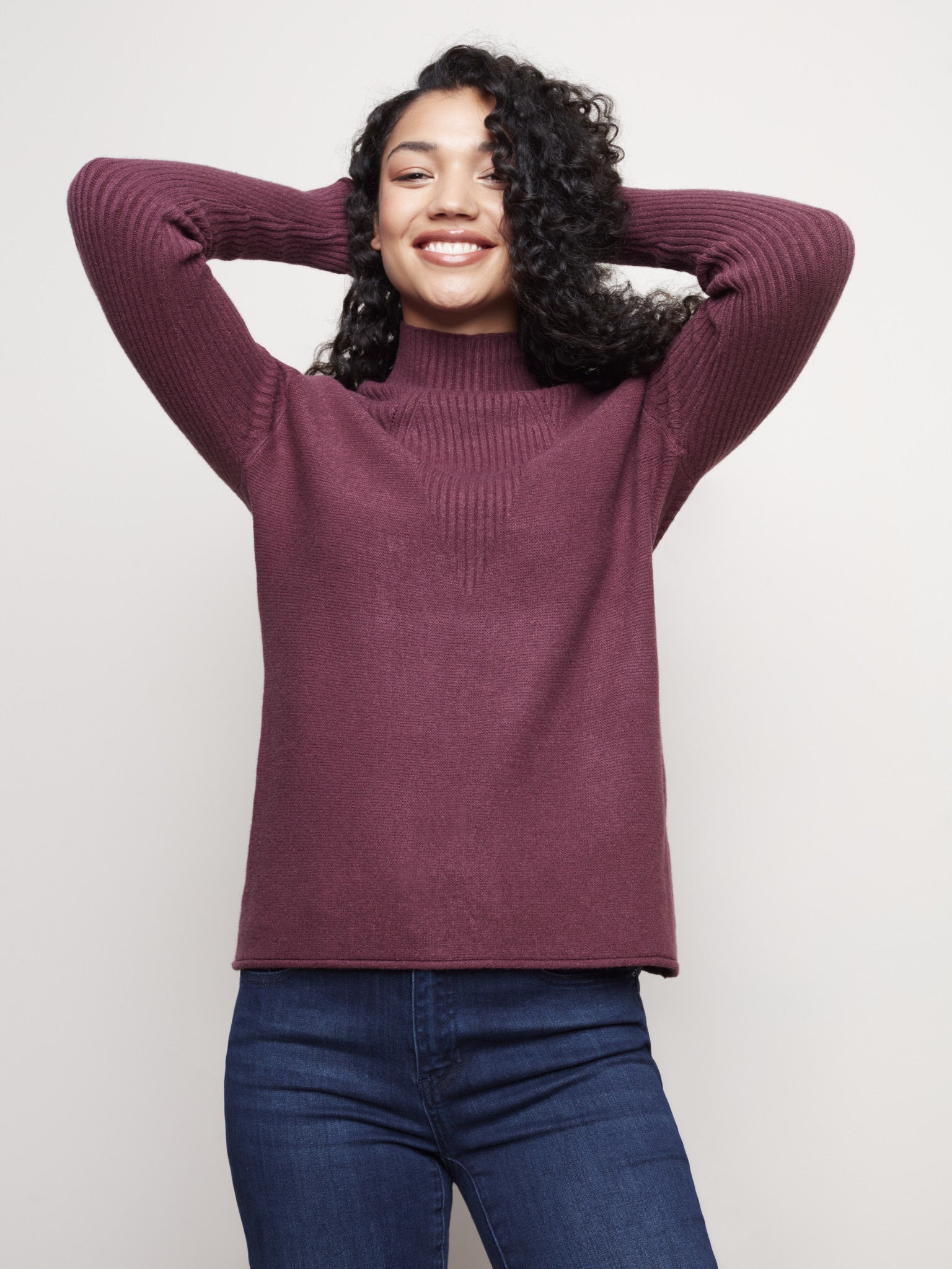 Funnel Neck Sweater 2273
