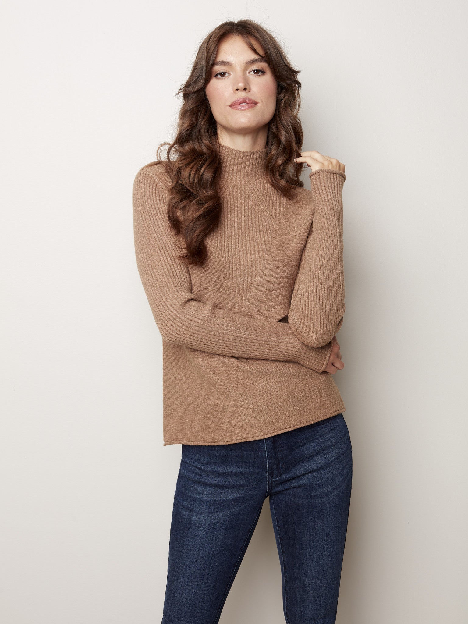 Funnel Neck Sweater 2273