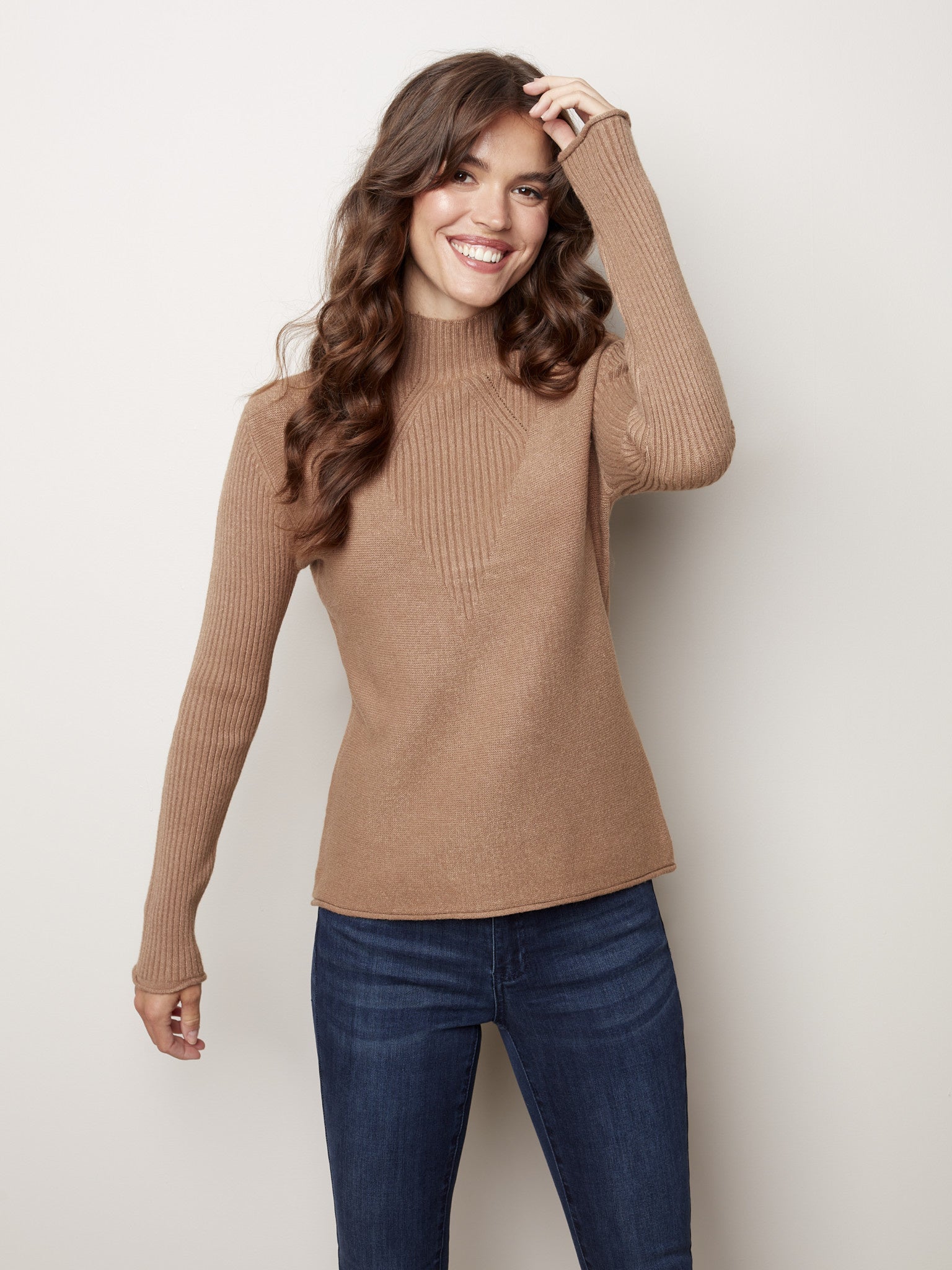 Funnel Neck Sweater 2273