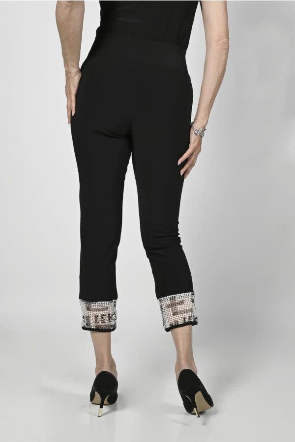 Black/OffWhite Knit Pant 236046