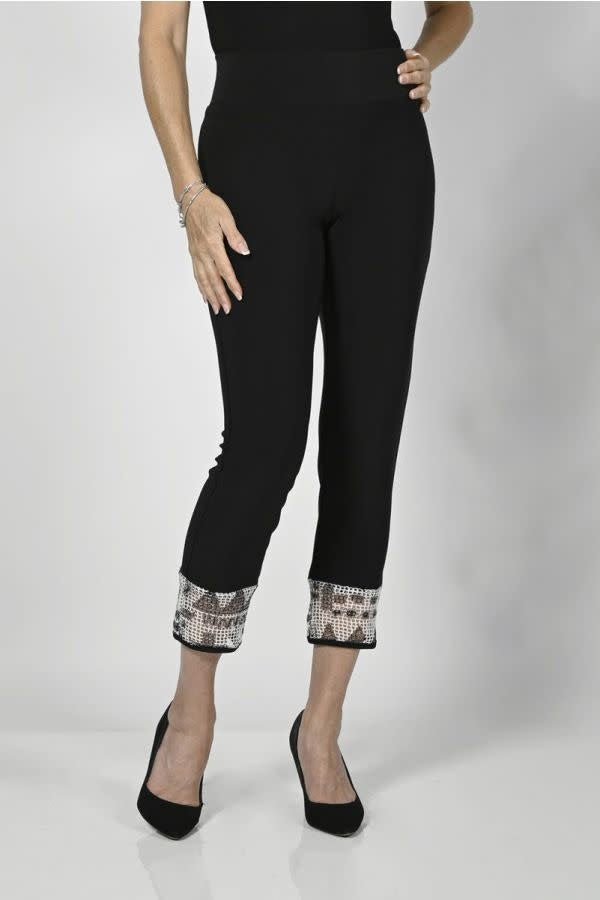 Black/OffWhite Knit Pant 236046