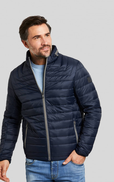 Lightweight Quilted Bomber Jacket