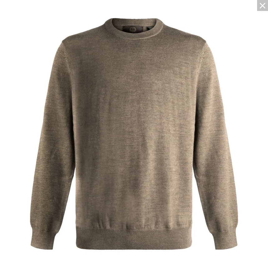 Extra Fine 'Zegna Baruffa' Merino Wool Crew Neck Sweater 255612