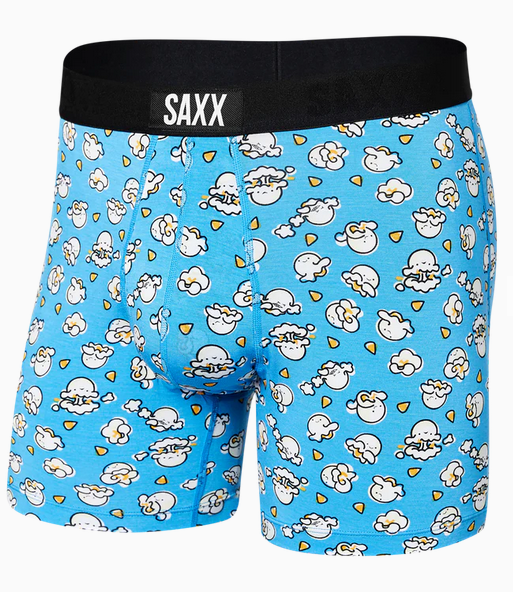 Ultra  Super Soft  Boxer Brief / Poppin'- Blue