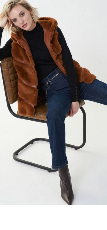 Faux Fur Vest Style 223910