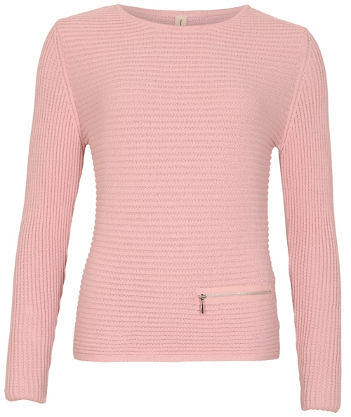Organic Cotton Basic Rib With Zip Detail 5353