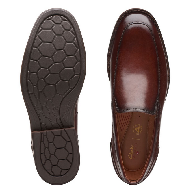 Un Hugh Step Brown Leather 69020