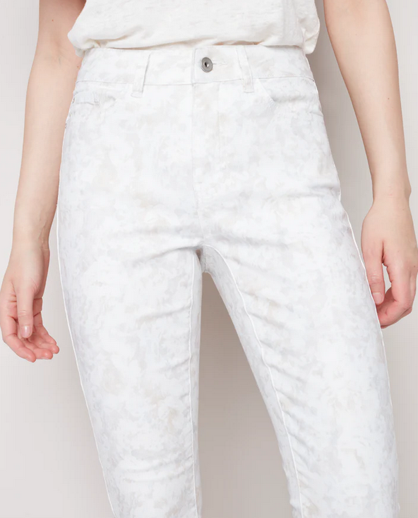 Printed Twill Ankle Pant C5139