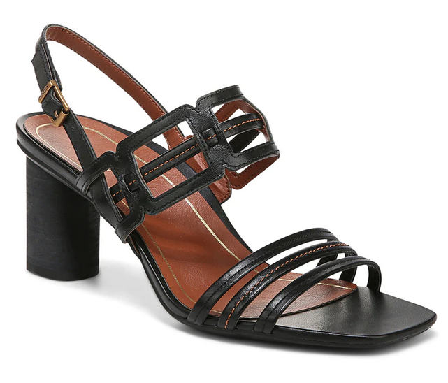 Zaphira Heeled Leather Sandal