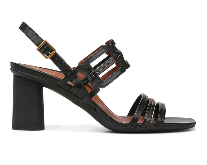 Zaphira Heeled Leather Sandal