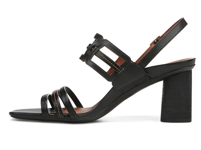 Zaphira Heeled Leather Sandal