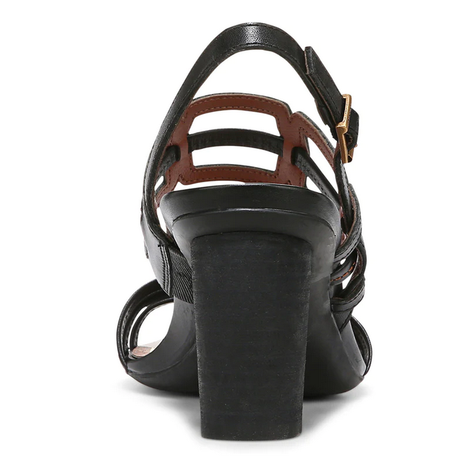 Zaphira Heeled Leather Sandal