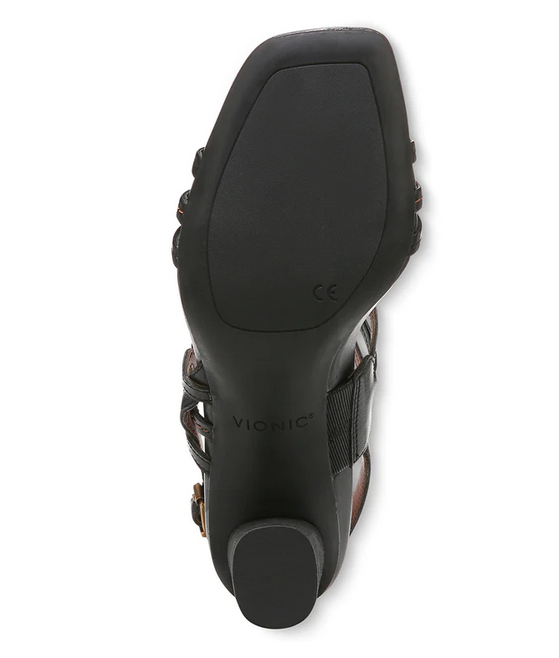 Zaphira Heeled Leather Sandal