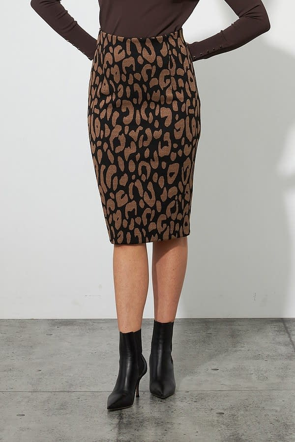 Animal Print Skirt Style 223239