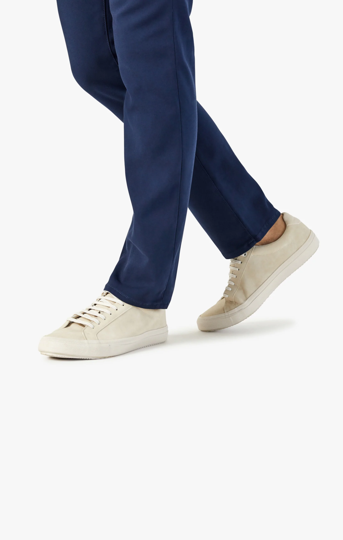 Verona Slim Leg Chino Pants In Navy High Flyer
