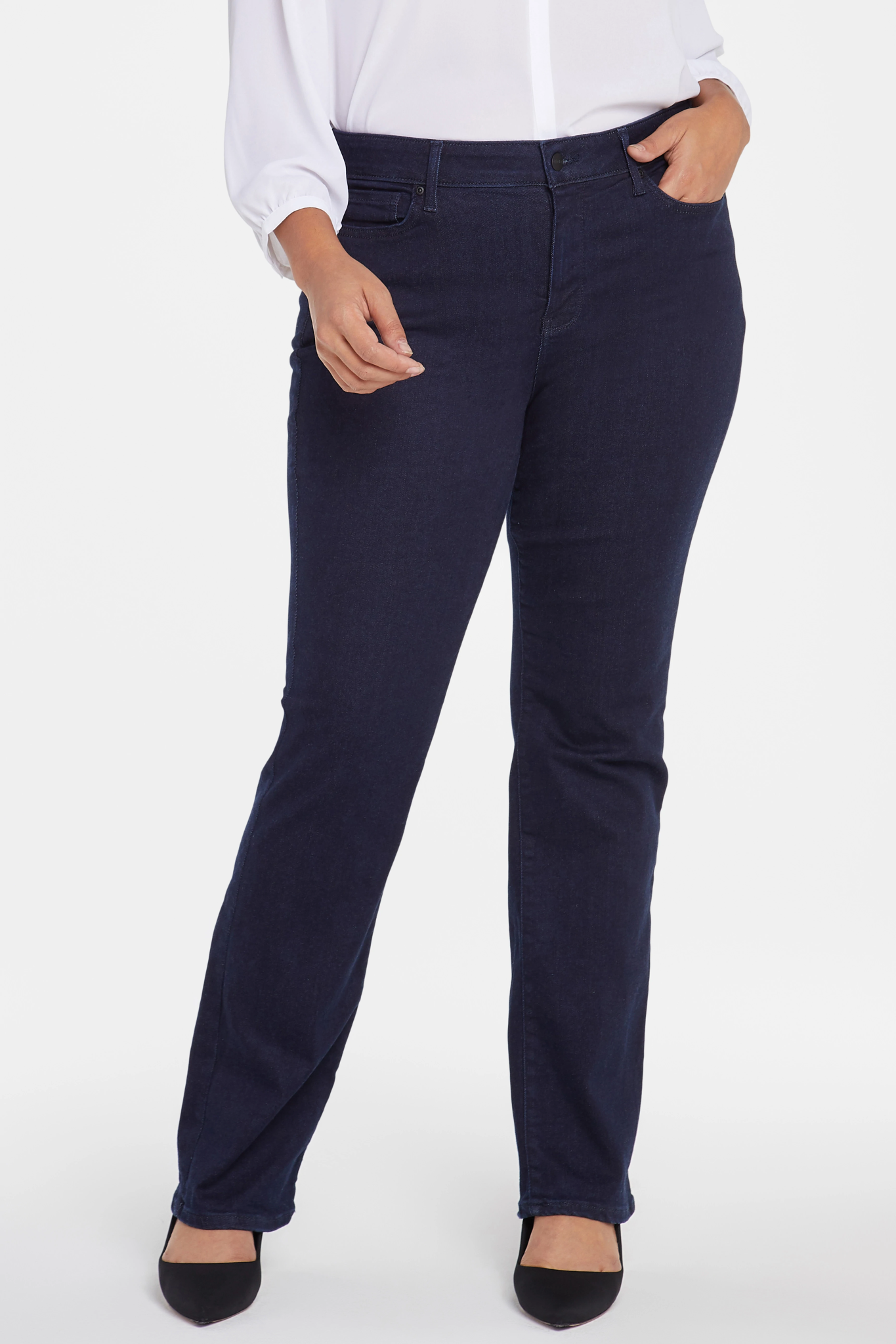 Marilyn Straight Jeans In Plus Size