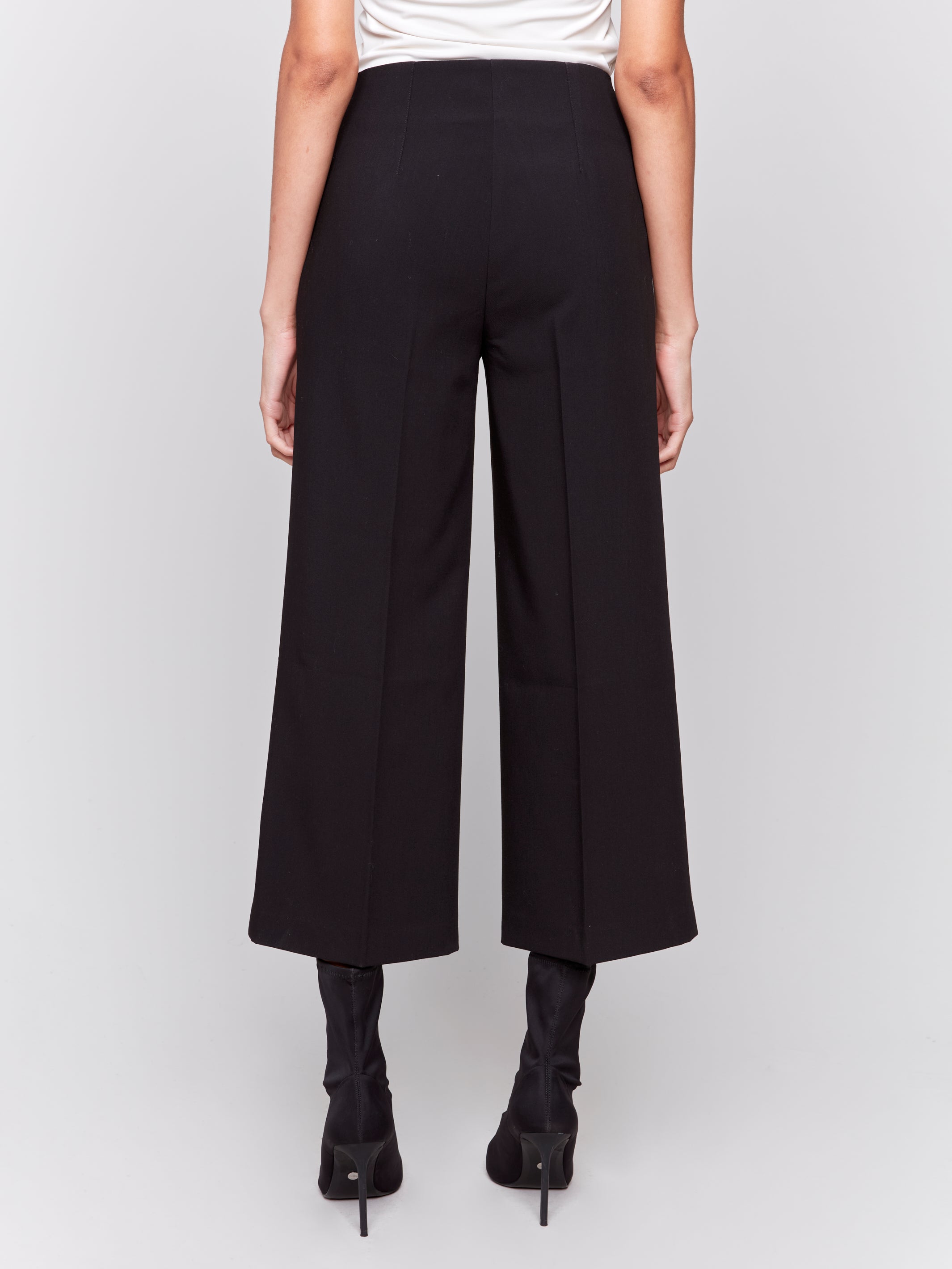 Pant With Side Zipper Wide Leg C5494R/838B