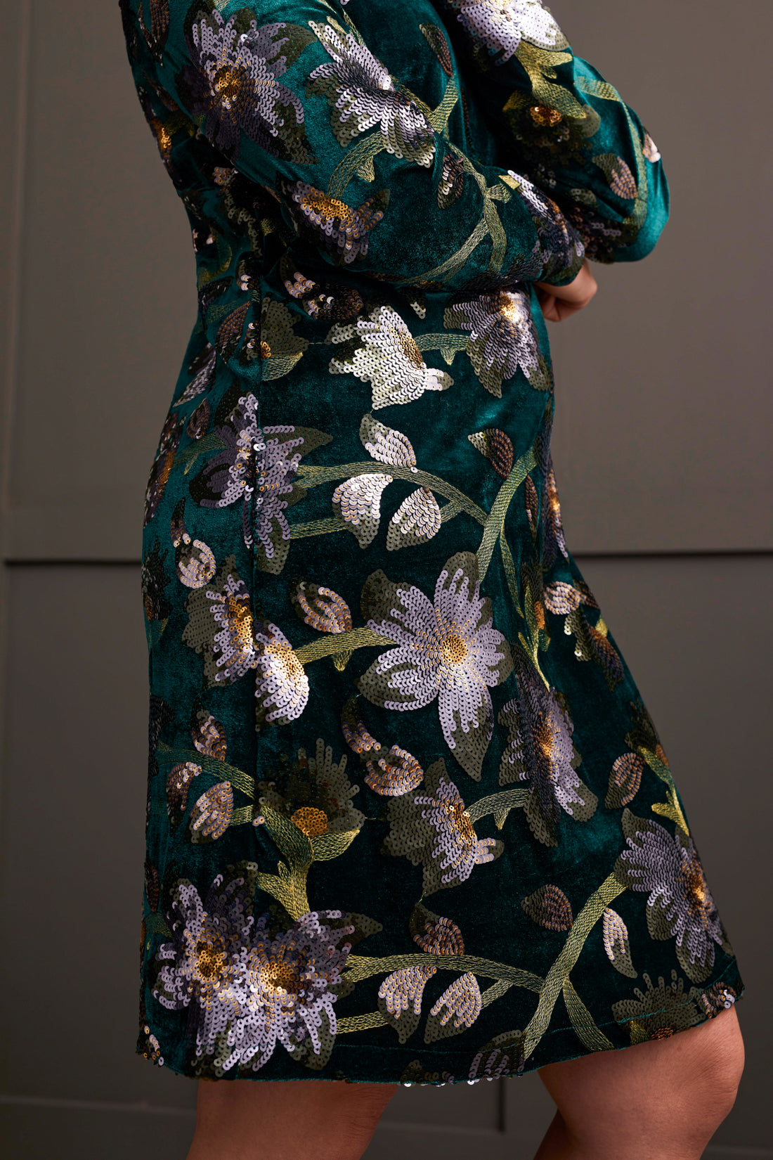Shiny Lined Dress 908O/5192