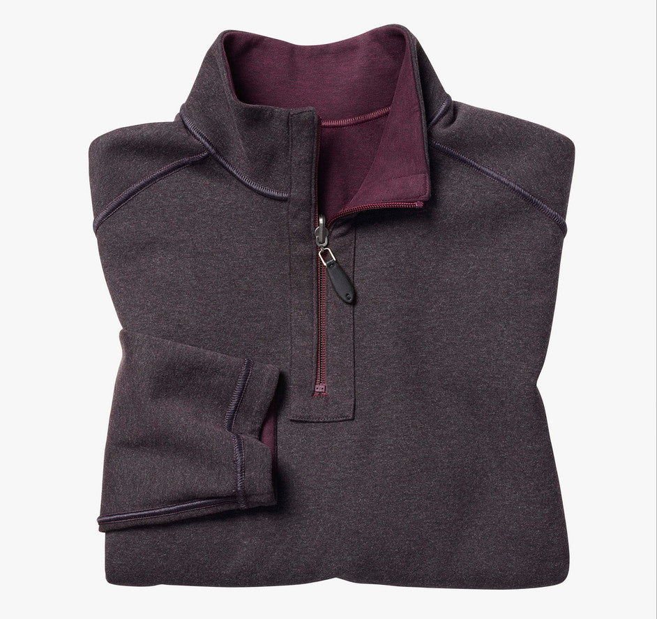 Reversible Solid Quarter-Zip 74-4565