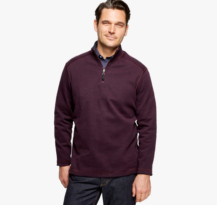 Reversible Solid Quarter-Zip 74-4565