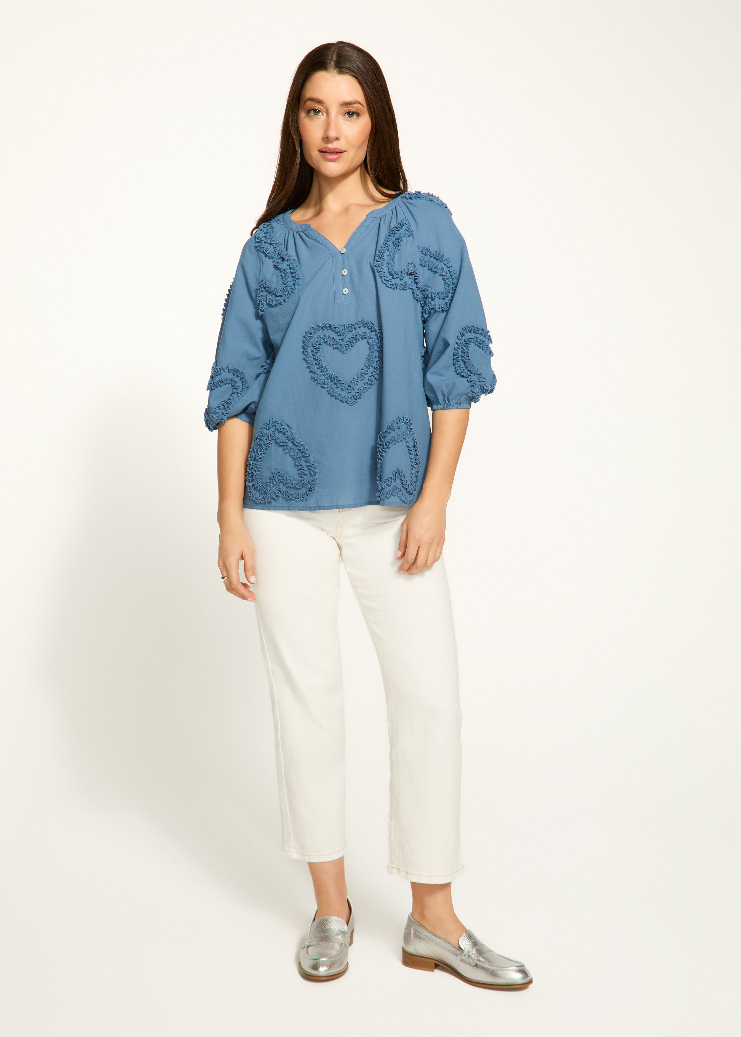 Embellished Cotton Blouse 7090588