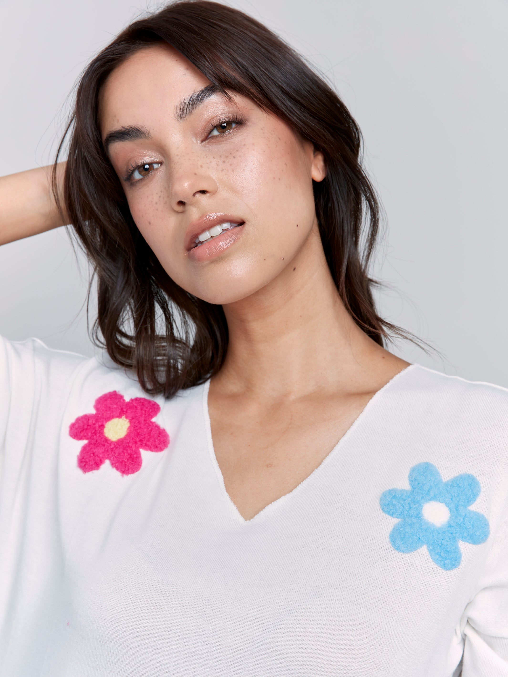 V Neck Top C1264APK-006B