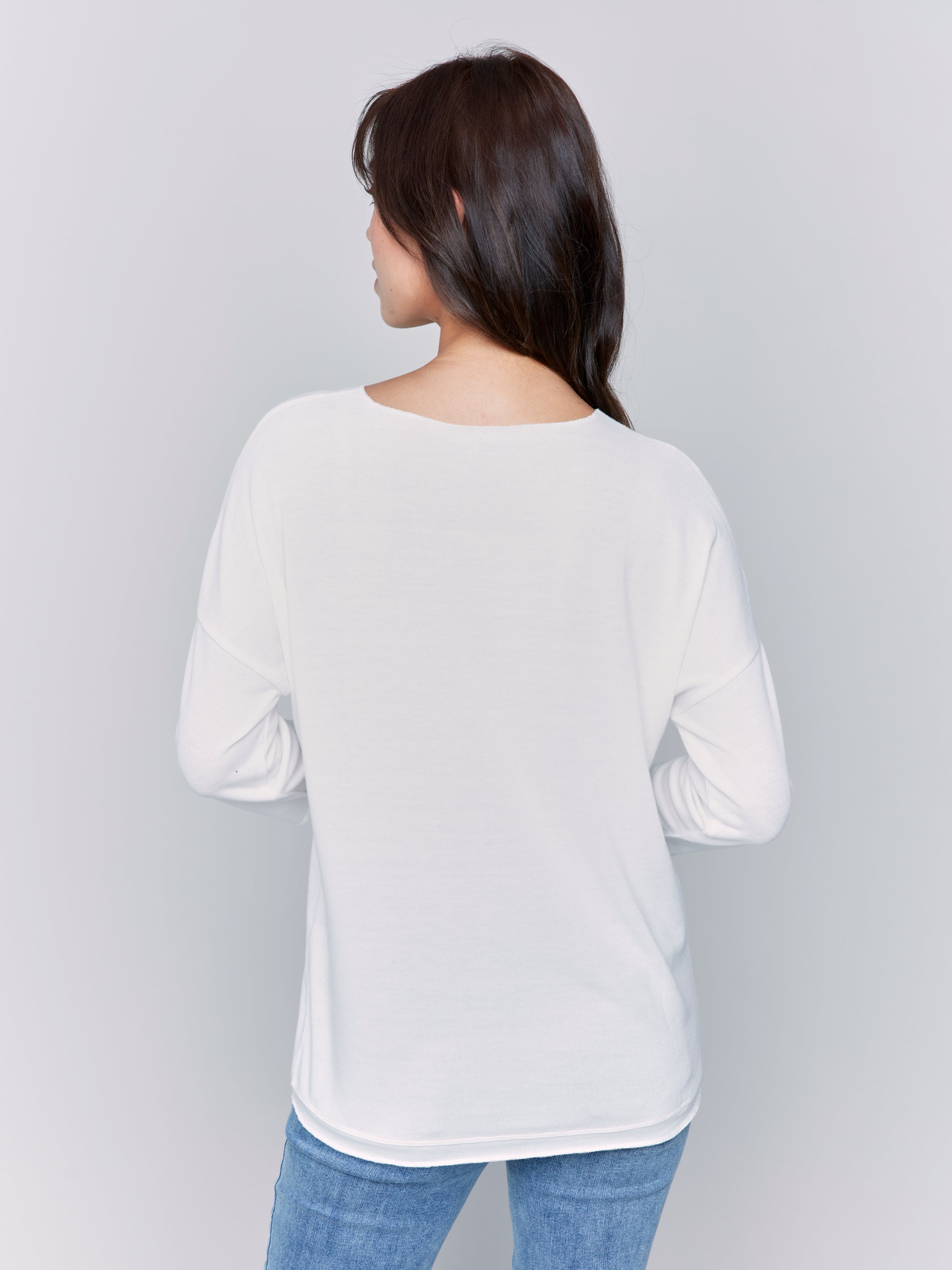 V Neck Top C1264APK-006B