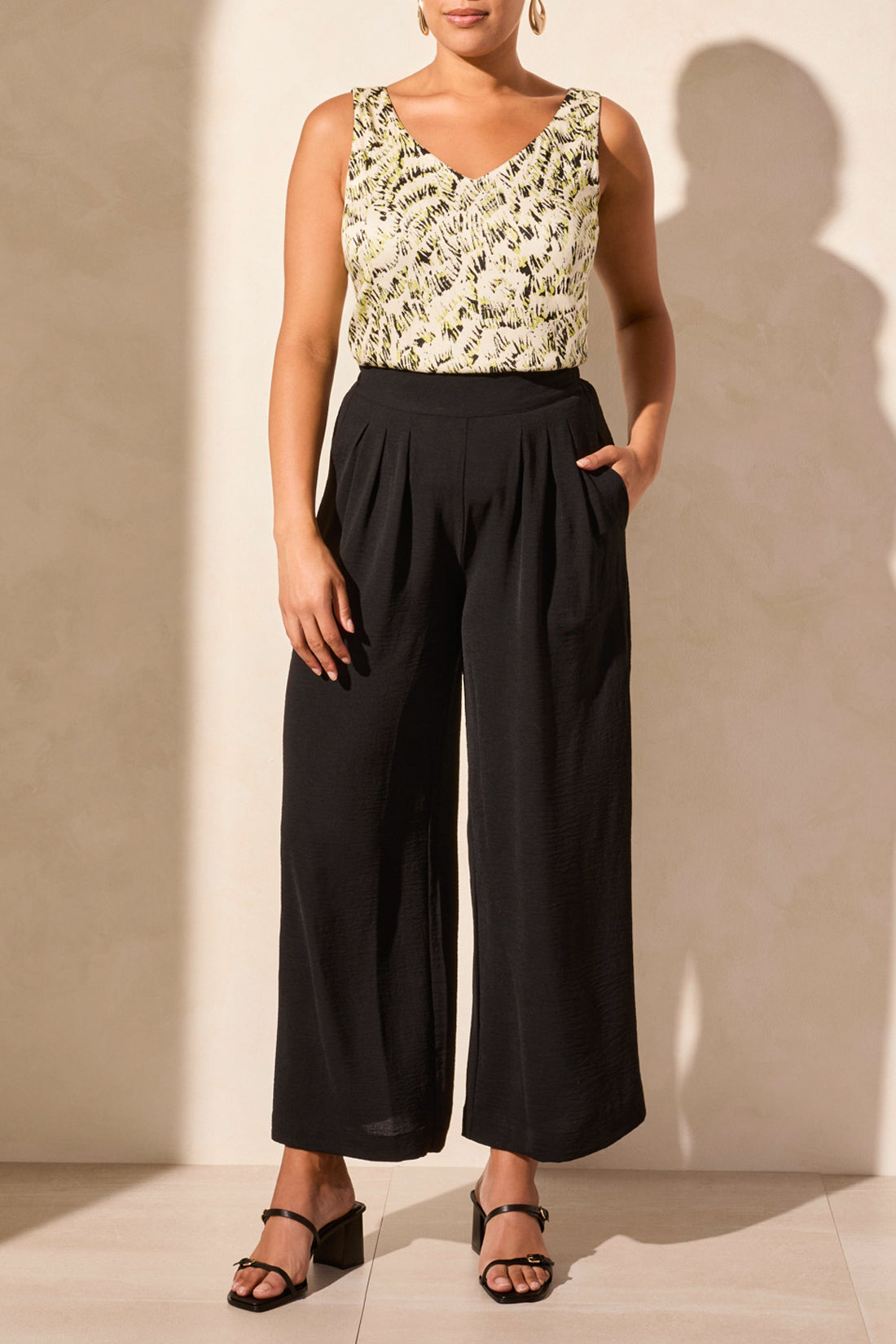 Flowy Pant With Elastic Tab 5729O/4835