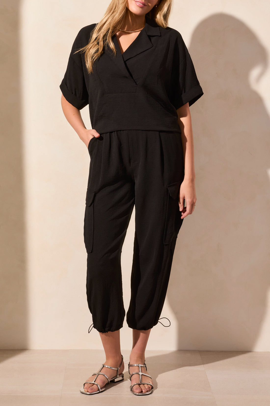 Flowy Popover S/S Shirt 5739O/4835