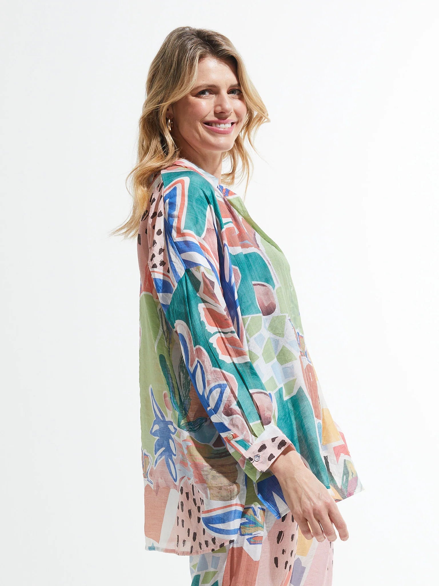 Summer Water Garden Shirt ZP7471U