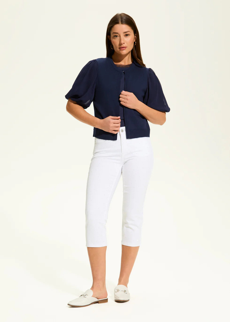 Olivia Slim Sparkle Capri 2568511