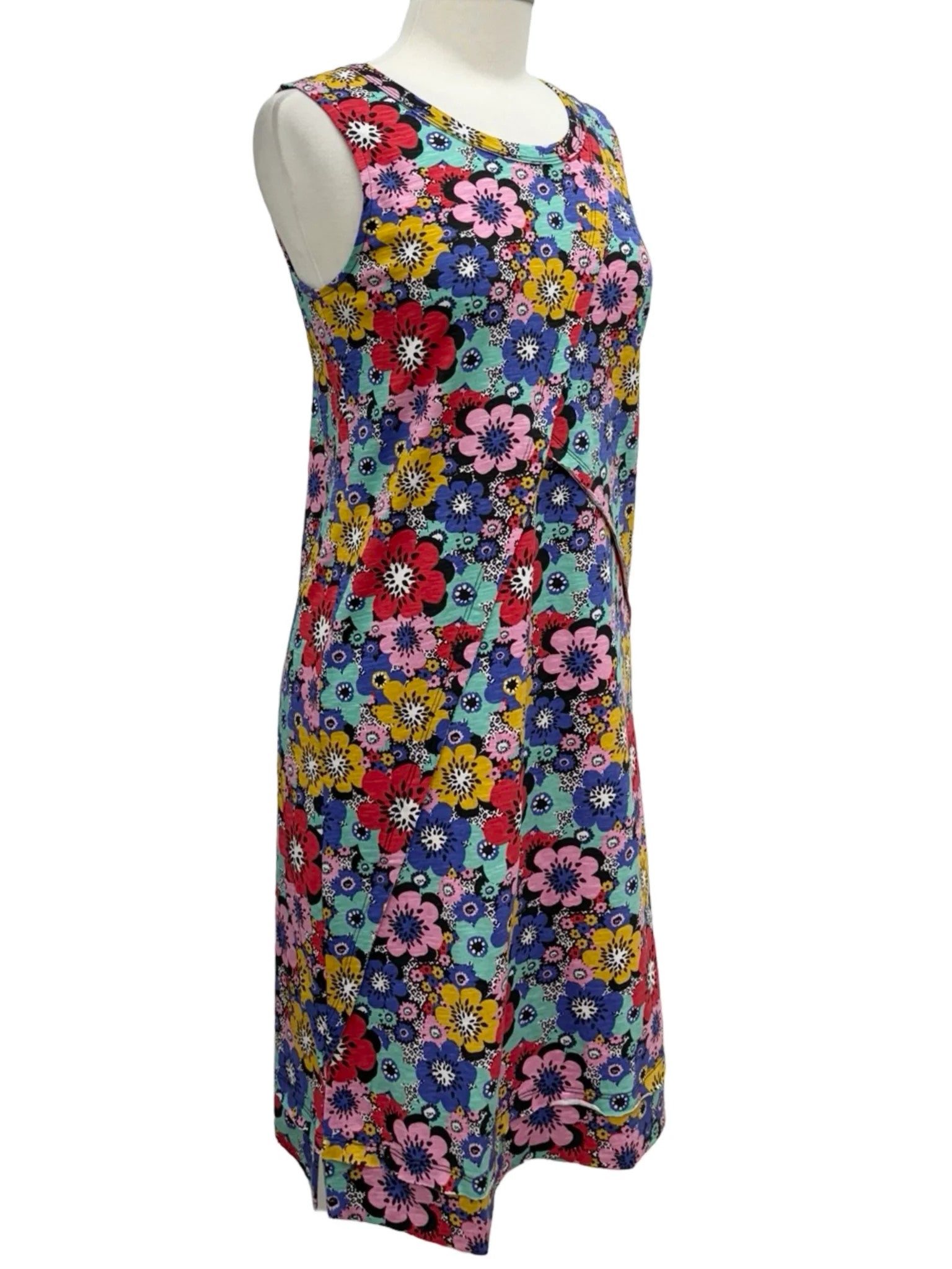 SLUB ANGLE TANK DRESS 8062