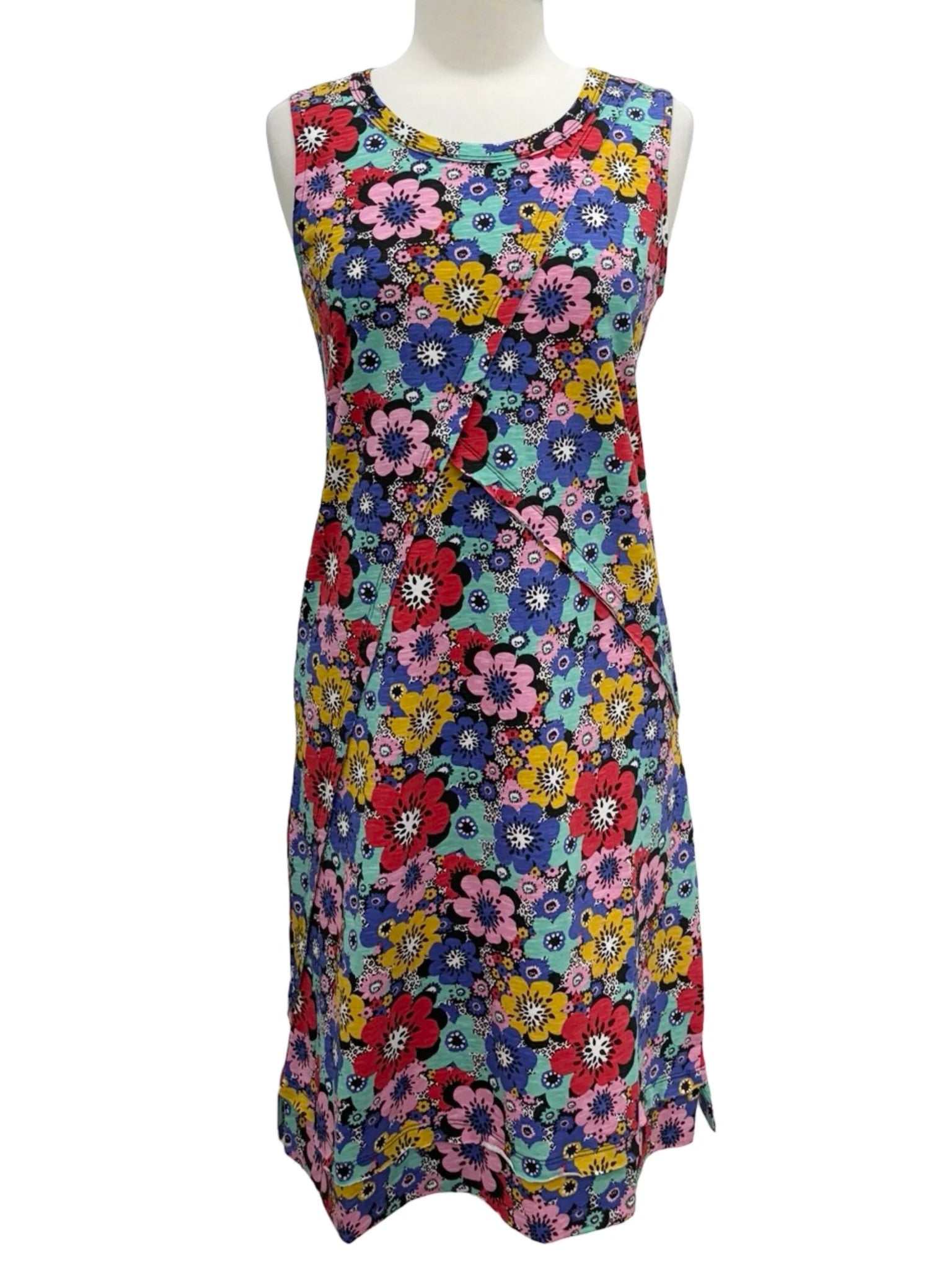 SLUB ANGLE TANK DRESS 8062