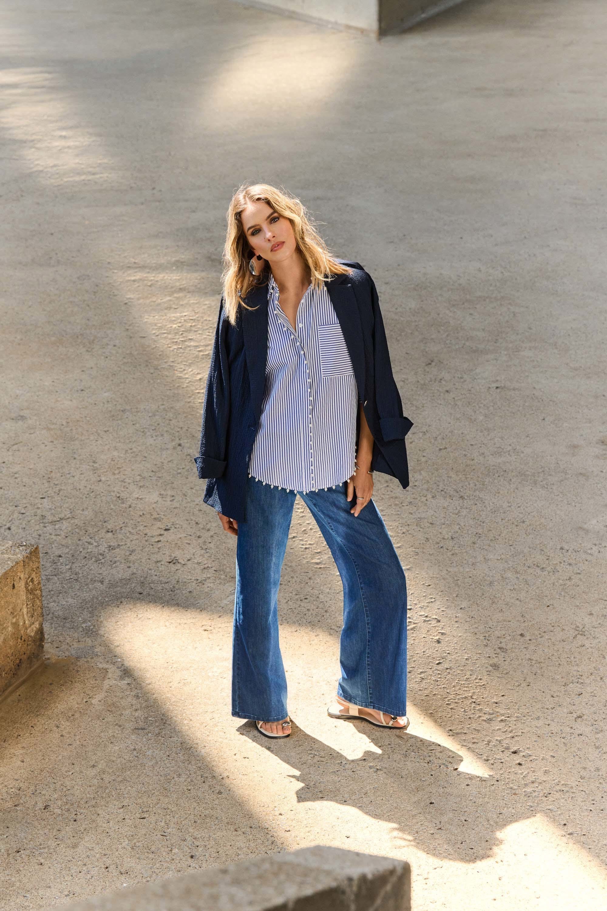 Goldie | Classic Wide-Leg Stretch Jeans 251968 T