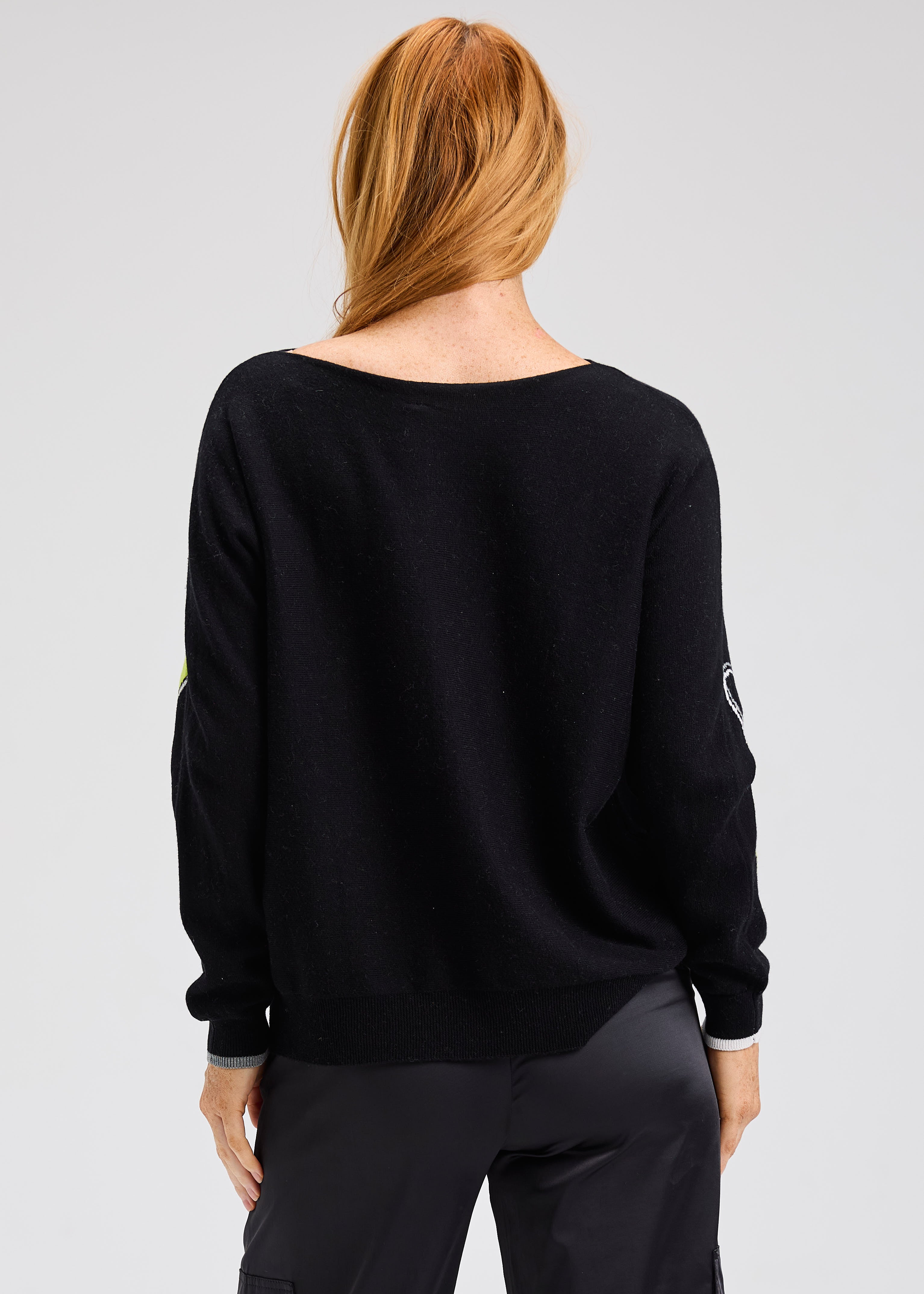 Intarsia Hearts Sweater ZP7540U