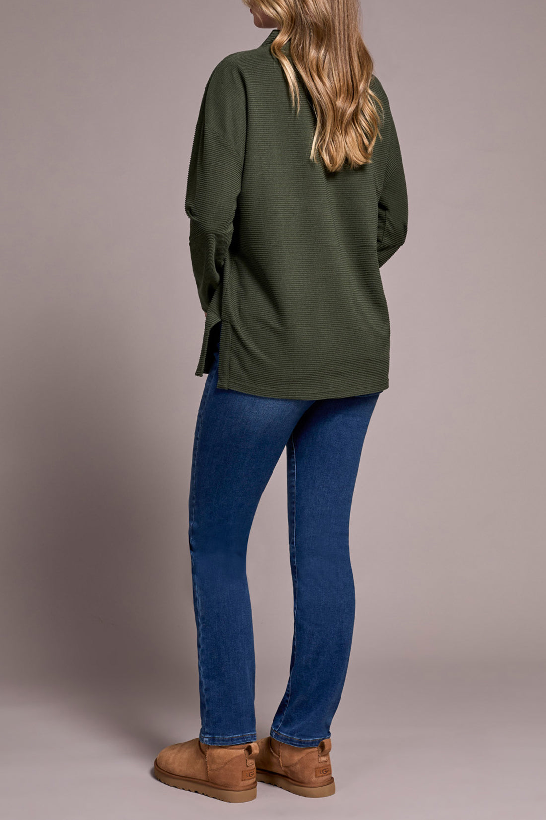 Funnel Neck Tunic W/Side Slits 5898O/5094