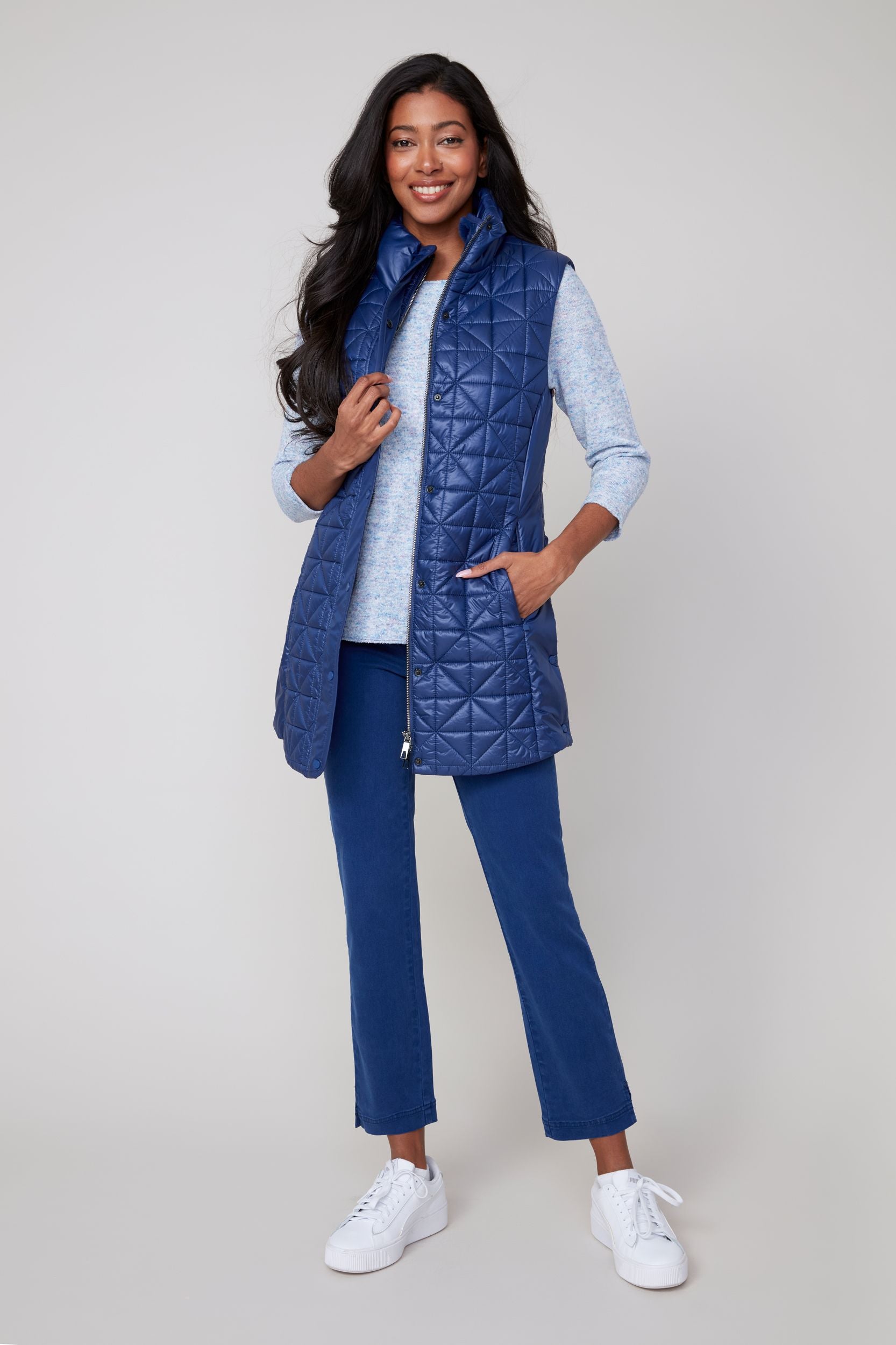 Quilted Vest R3905L E3034