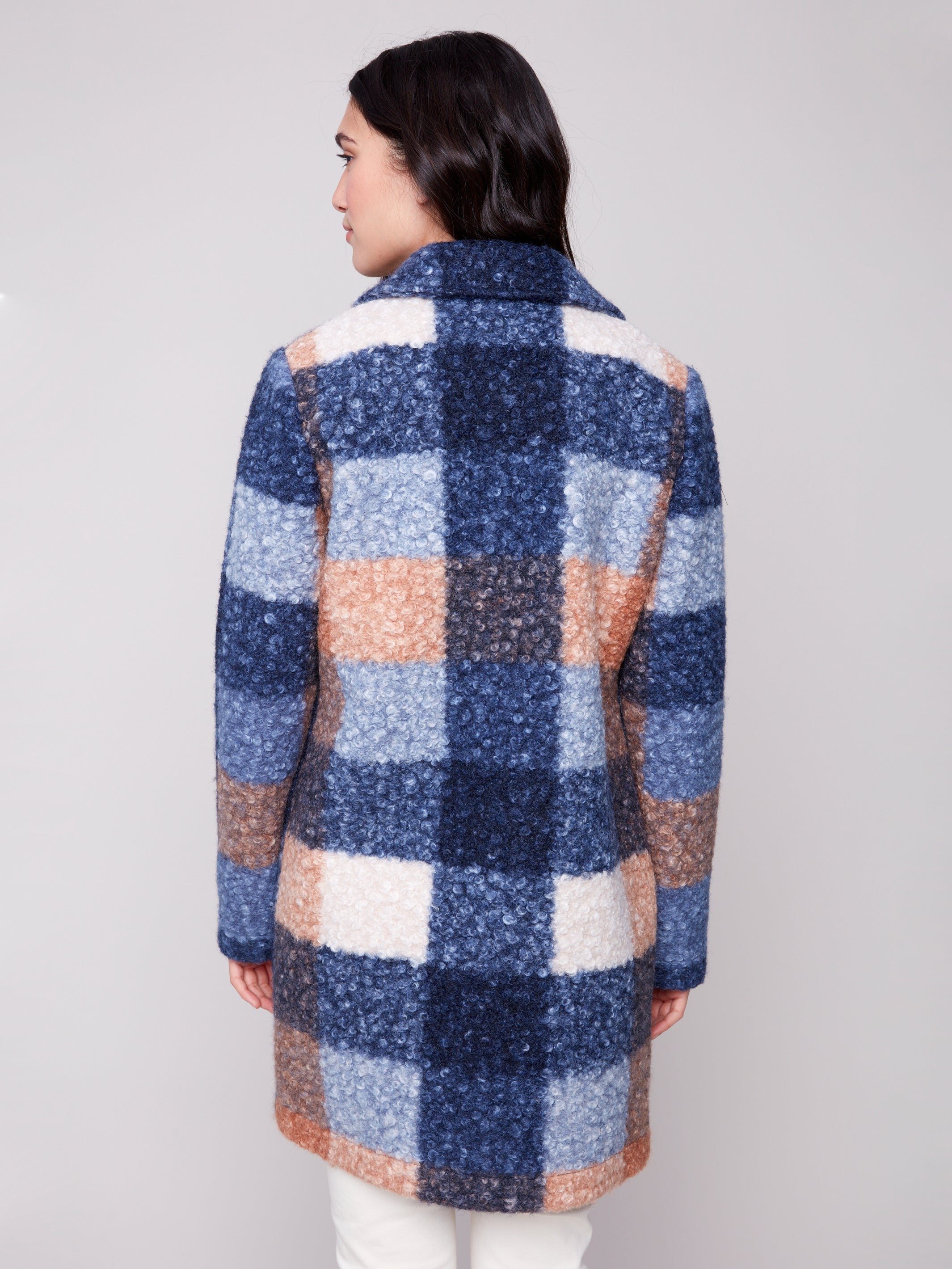 Plaid Boucle Jacket C6141Z/707A