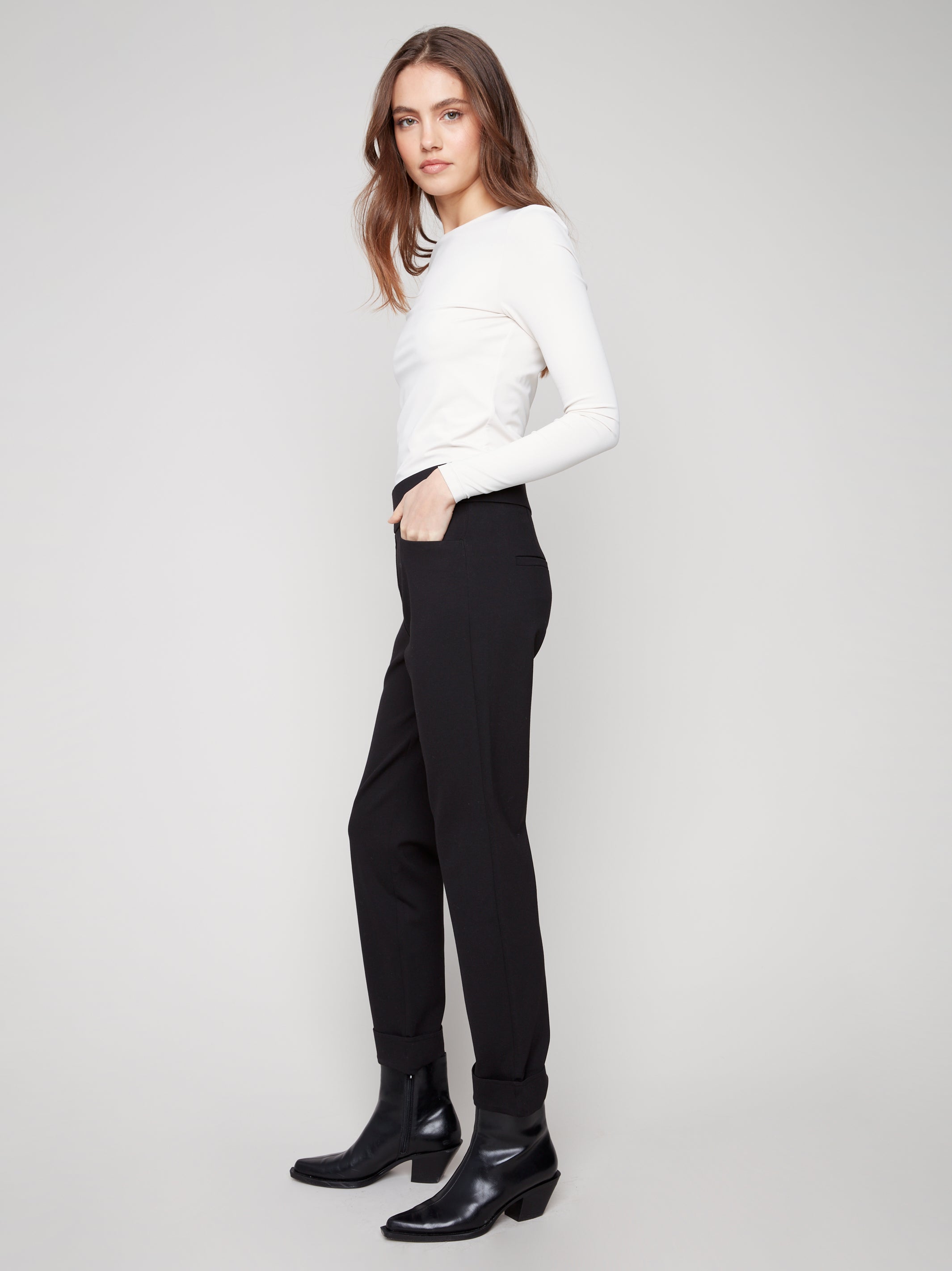 Rolled Cuff Pant With Pockets C5526R/633B