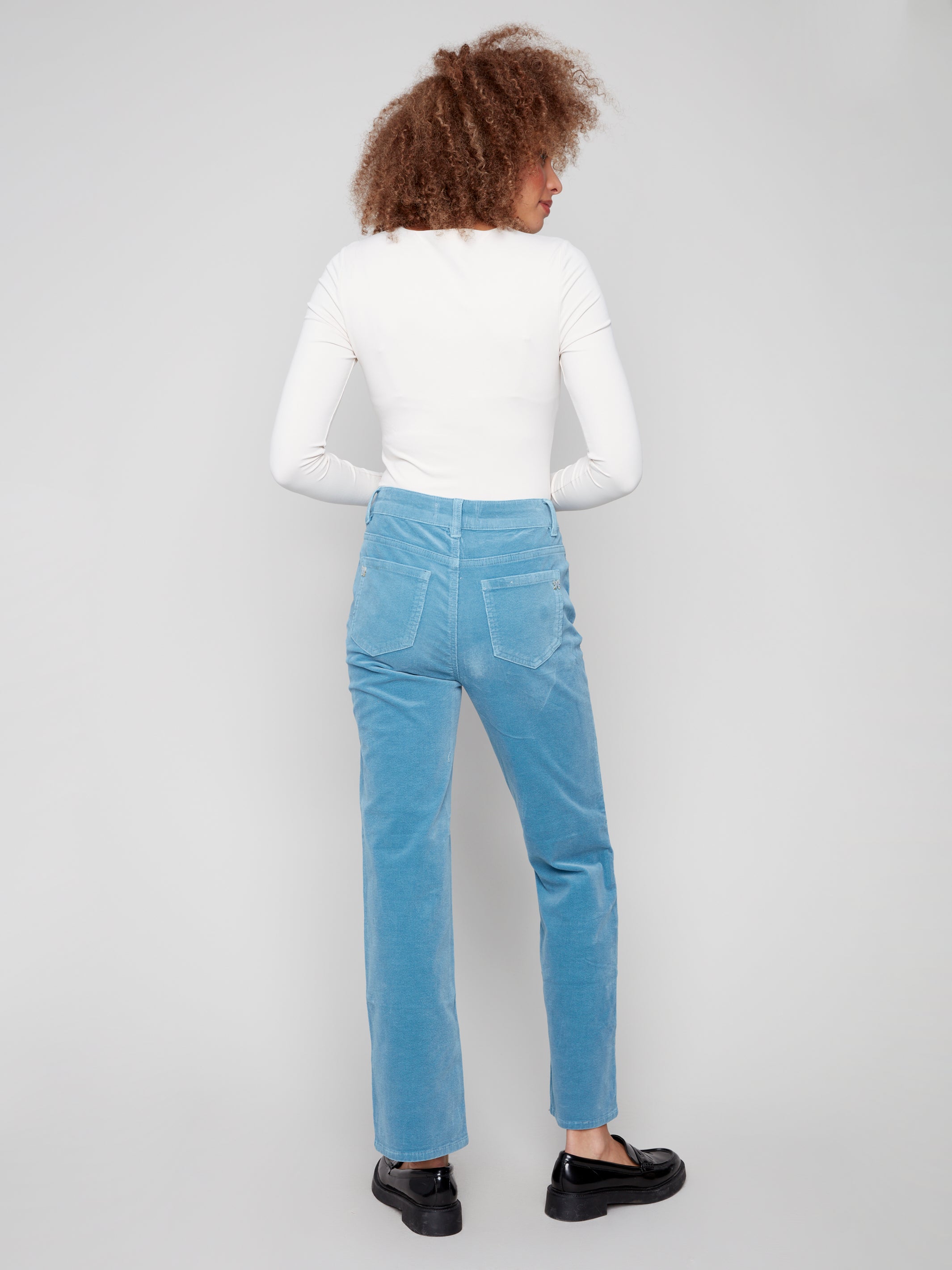Straight Leg Corduroy Pants C5684/660B
