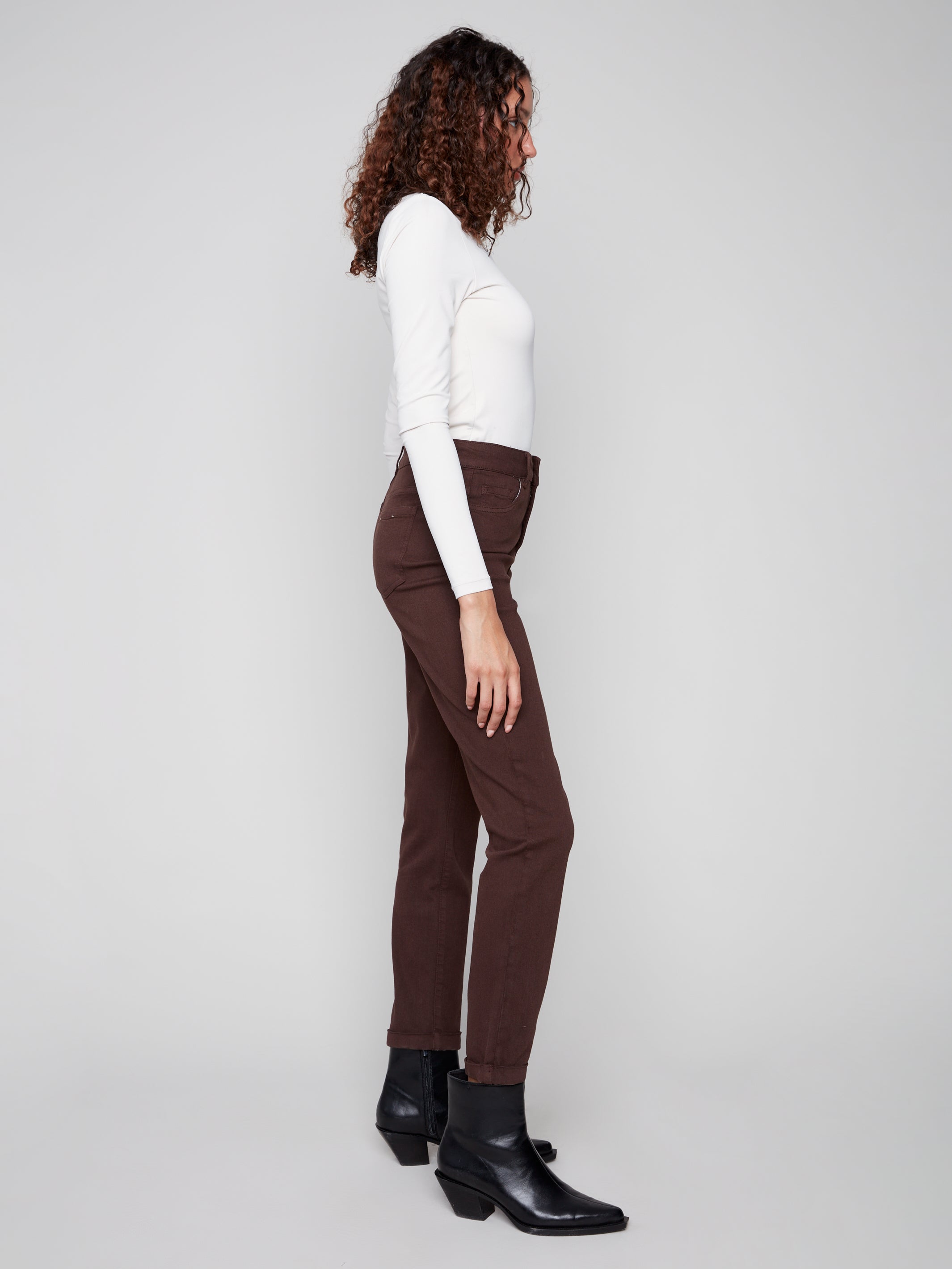 Cuffed Hem 5 Pocket Twill Pant C5309Y/188B
