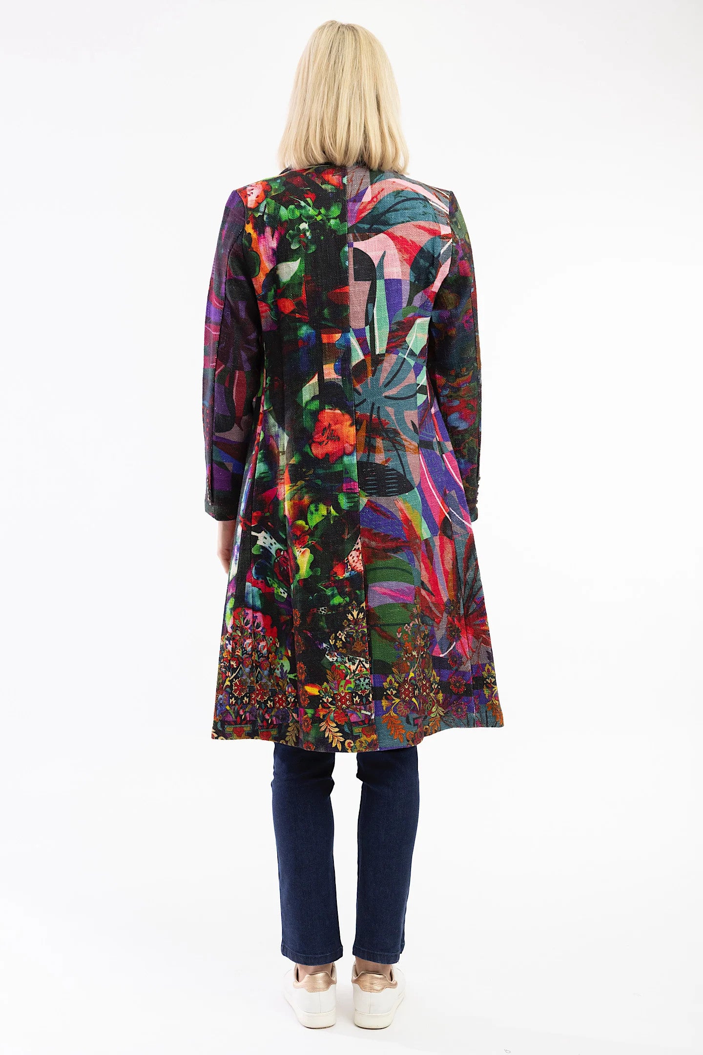 Digital Long Printed Coat 62-470