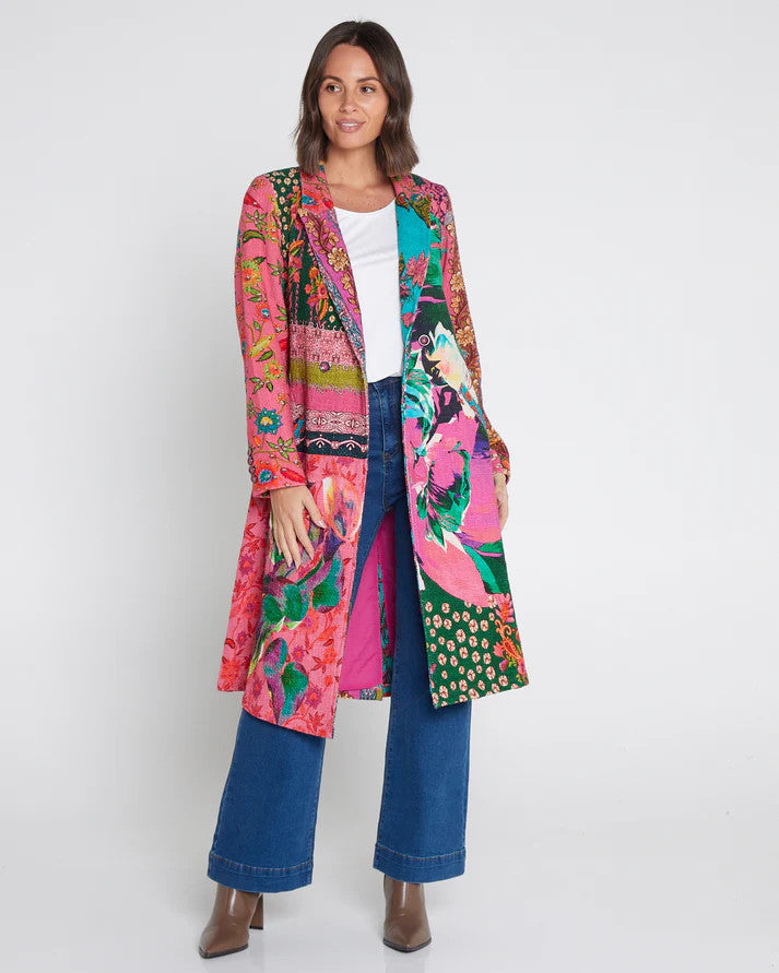 Digital Printed Long Coat 62-740