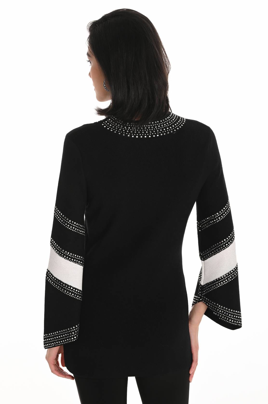 Embellished Knit Sweater 253839