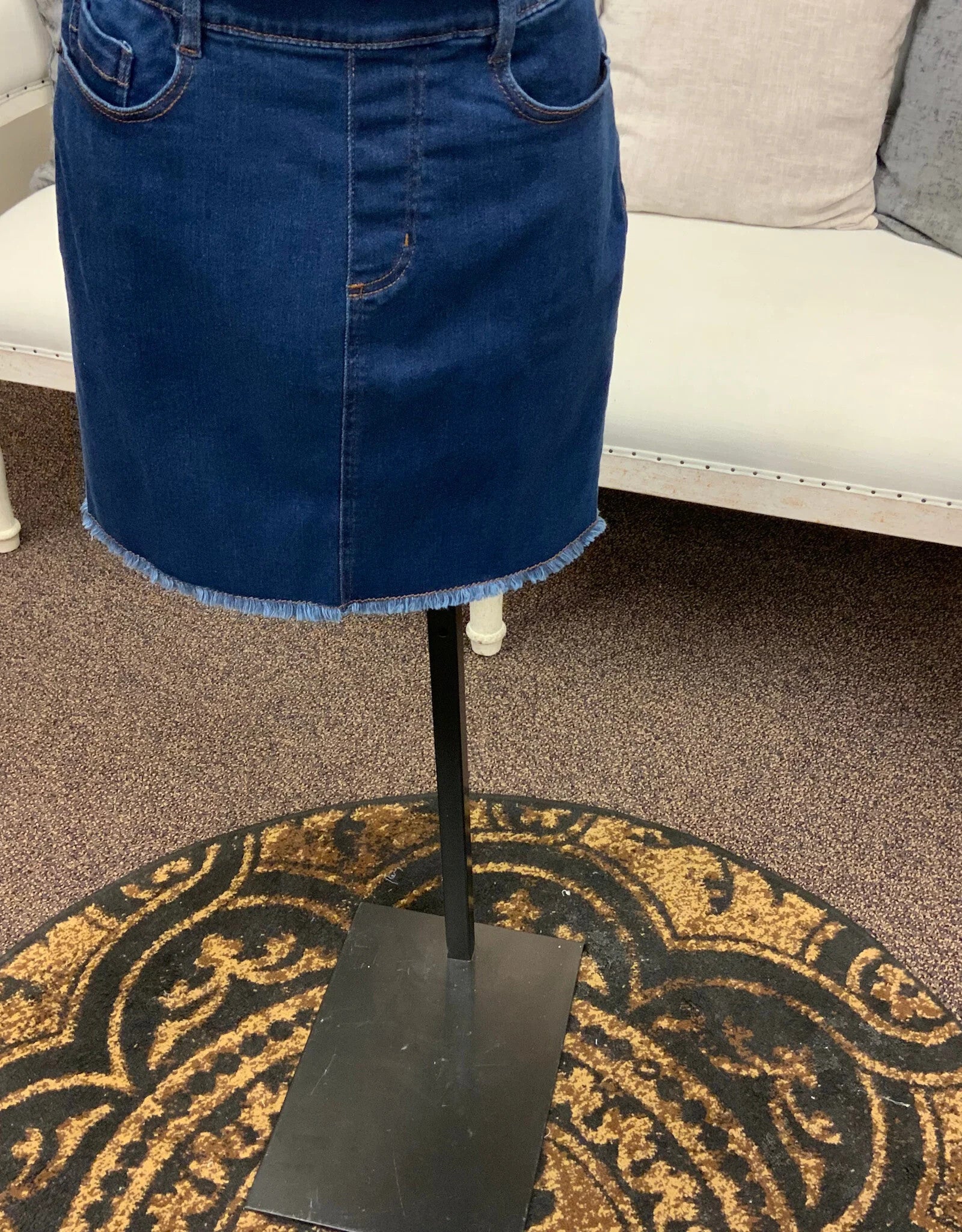 Audrey Pull On Denim Skirt 6051O-5100