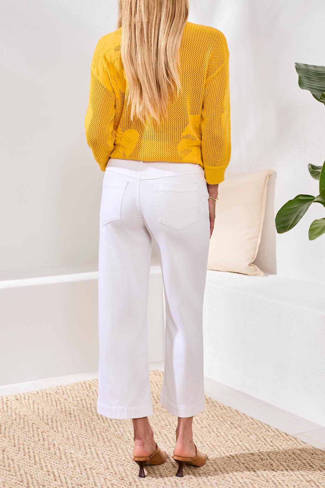 Audrey Wide Crop Jean 6118O-5100W