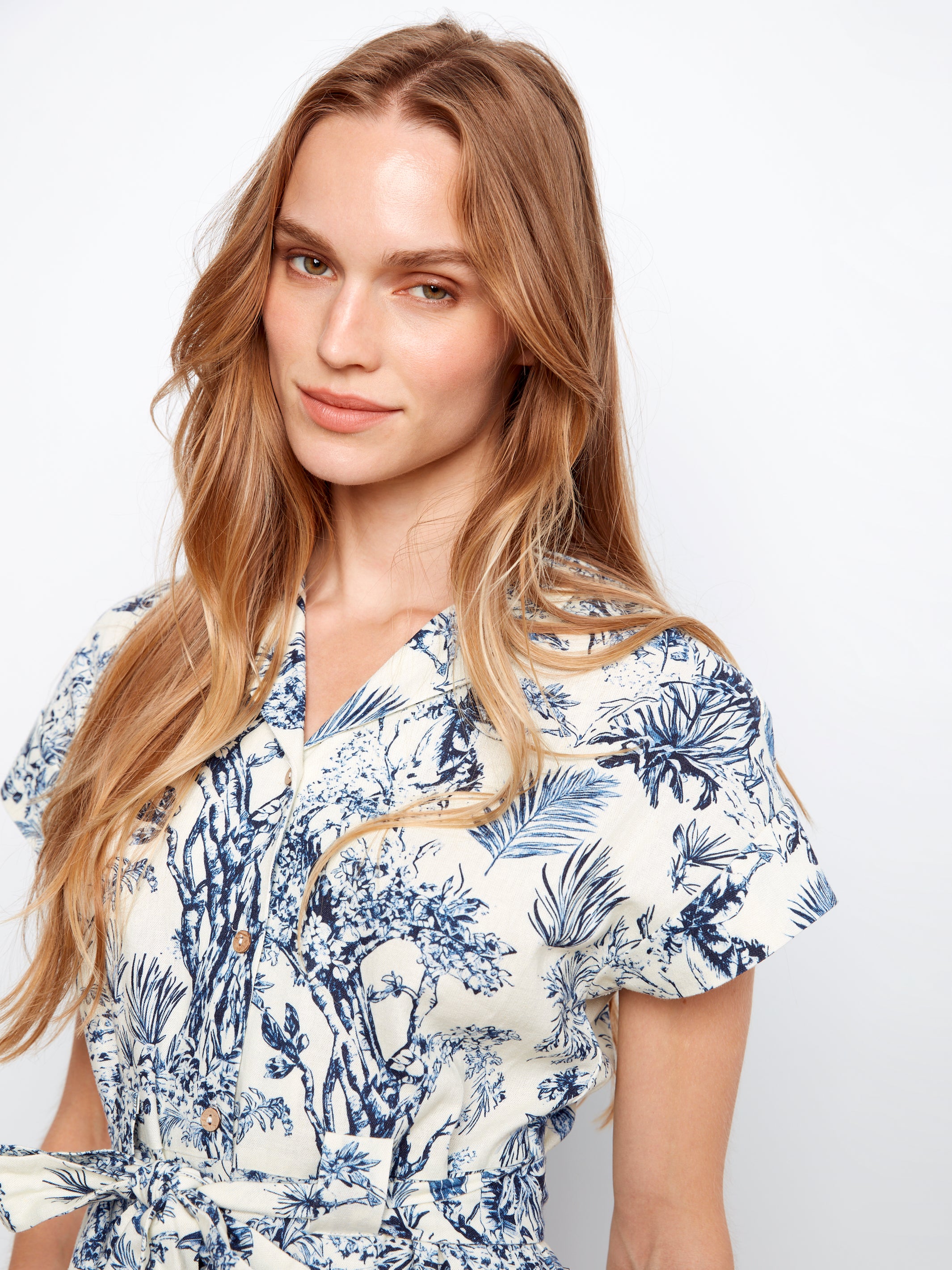 Button Front Dress C3163RR/229B