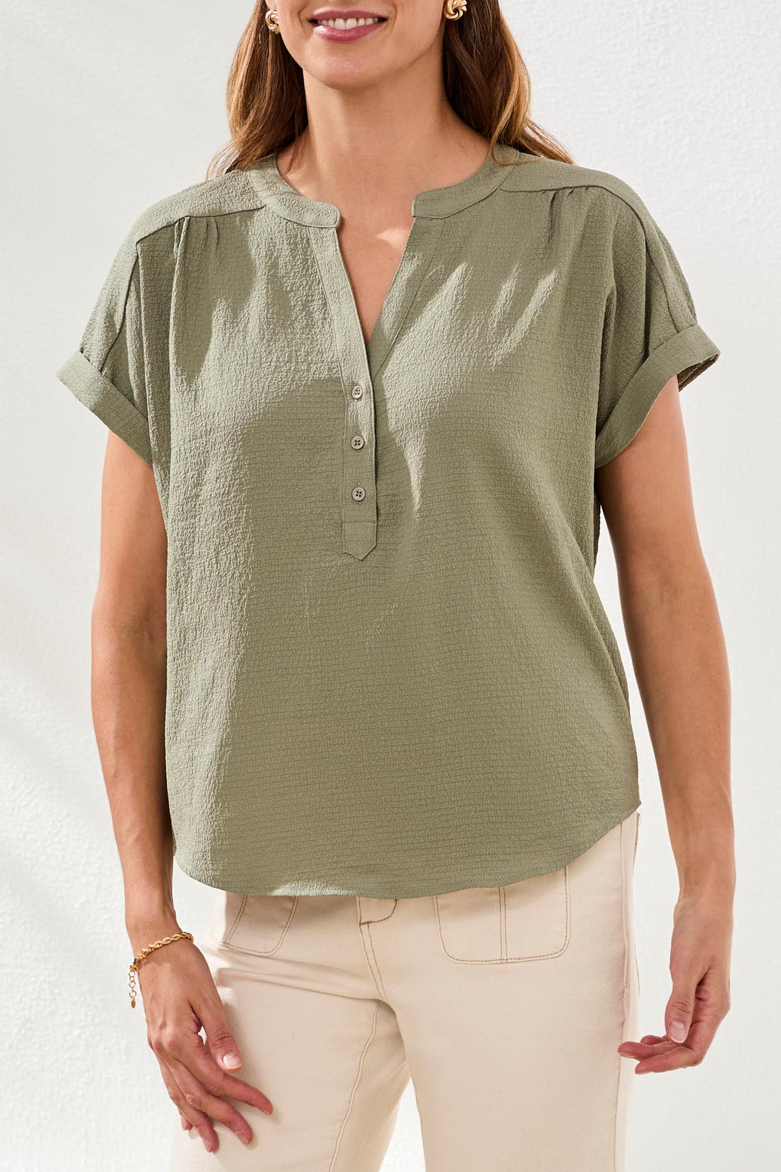 Extended Popover Blouse 6137O/5448
